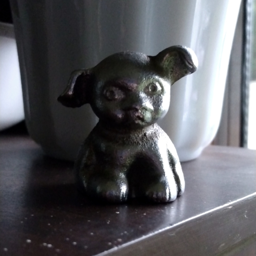 Antique Hubley Paperweight advertisement, iron or aluminum 1920s